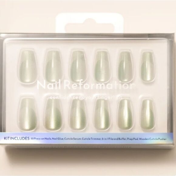 Nail Reformation Tropicool Press On Nail Set - Picture 2 of 7
